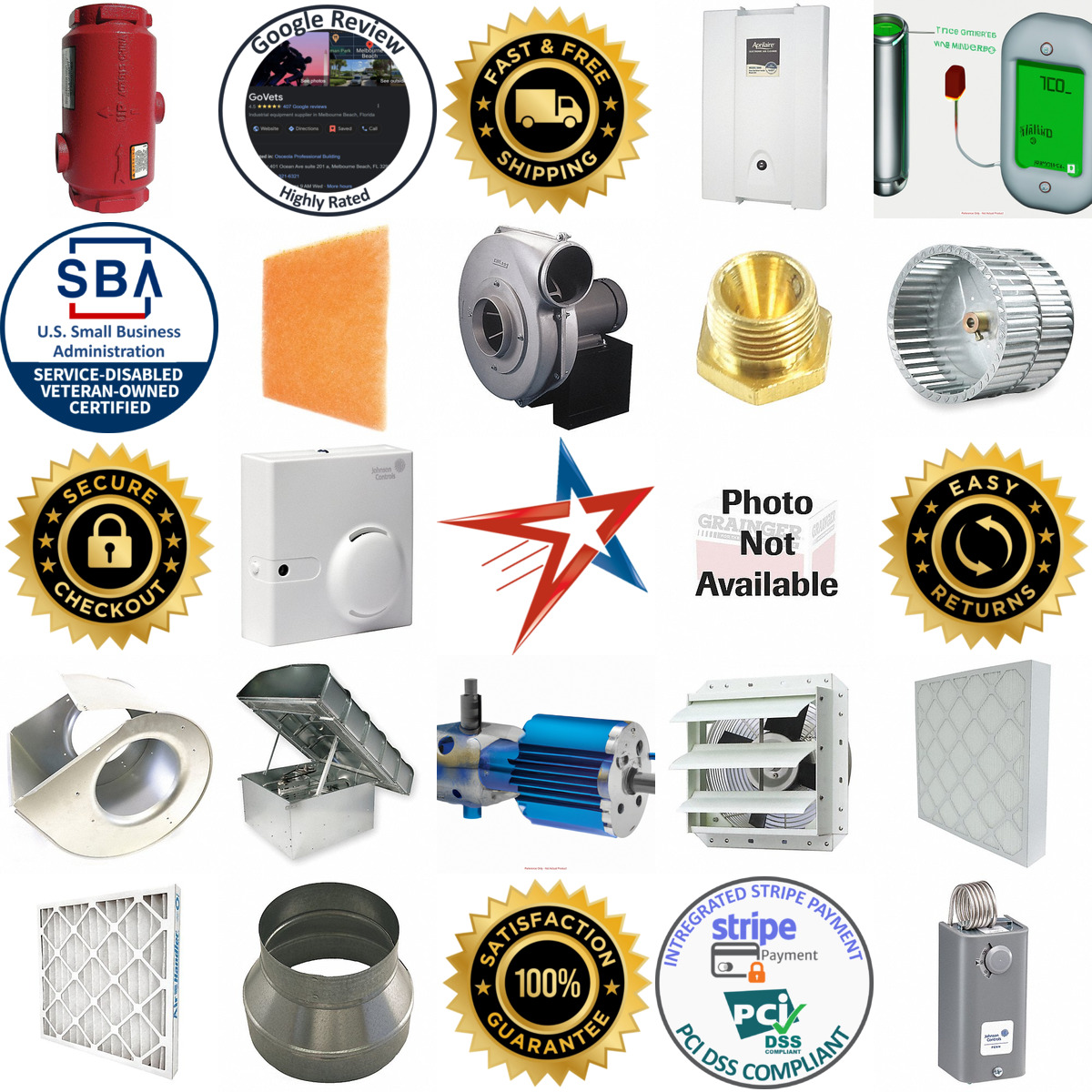 A selection of Hvac and Refrigeration products on GoVets