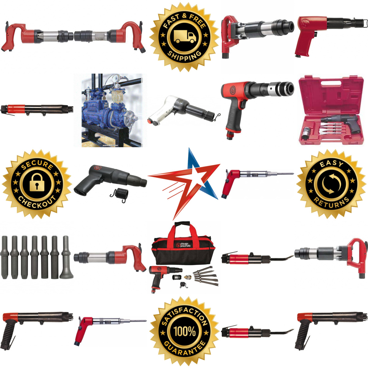 A selection of Chicago Pneumatic products on GoVets