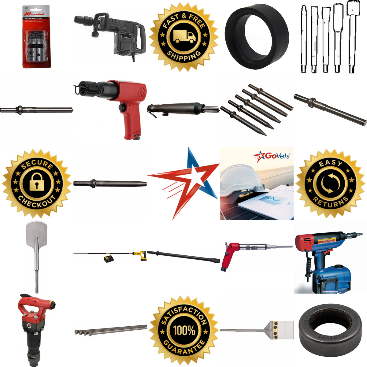 A selection of Hammers Chippers and Scalers products on GoVets
