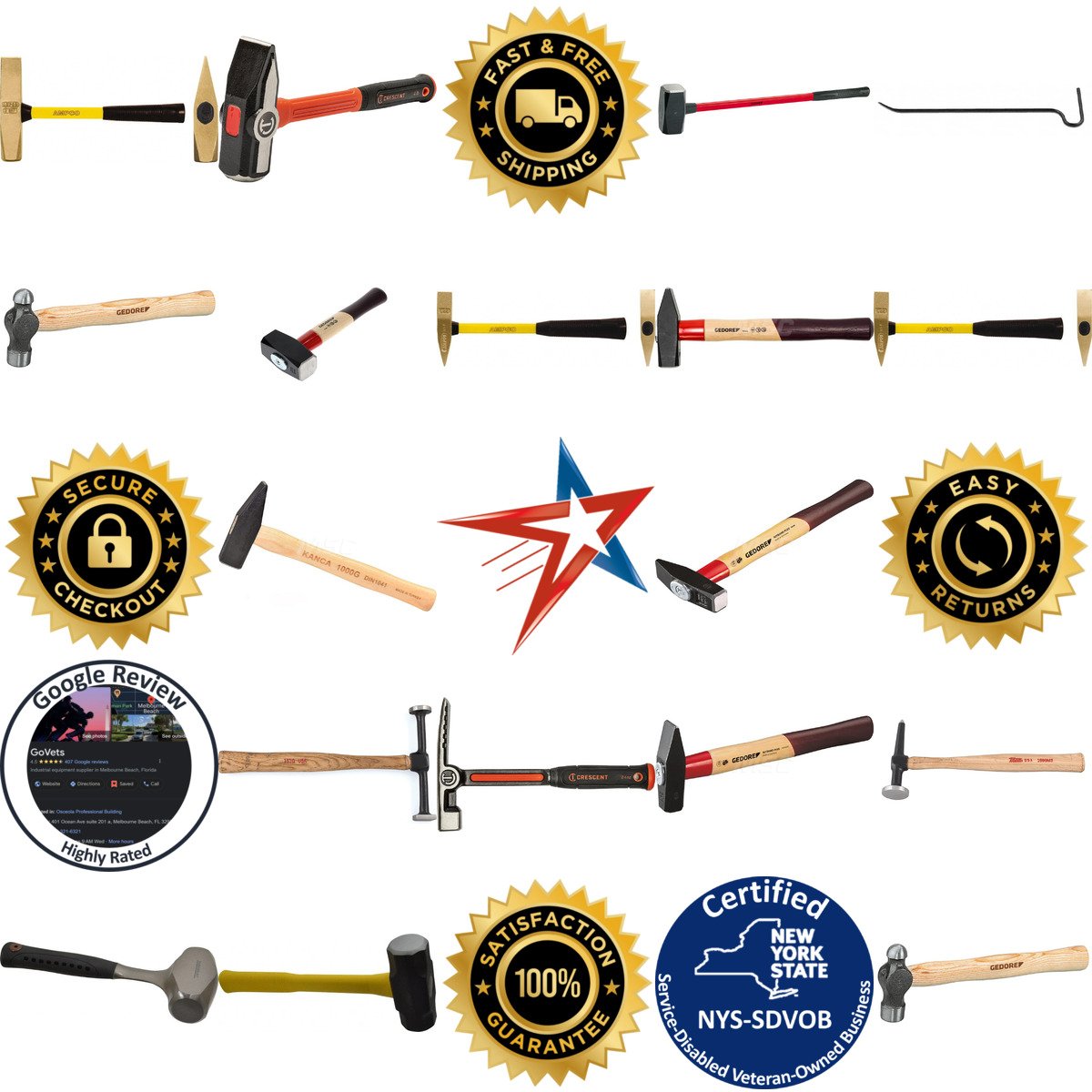 A selection of Trade Hammers products on GoVets