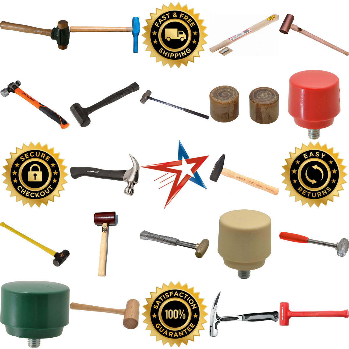 A selection of Hammers and Mallets products on GoVets