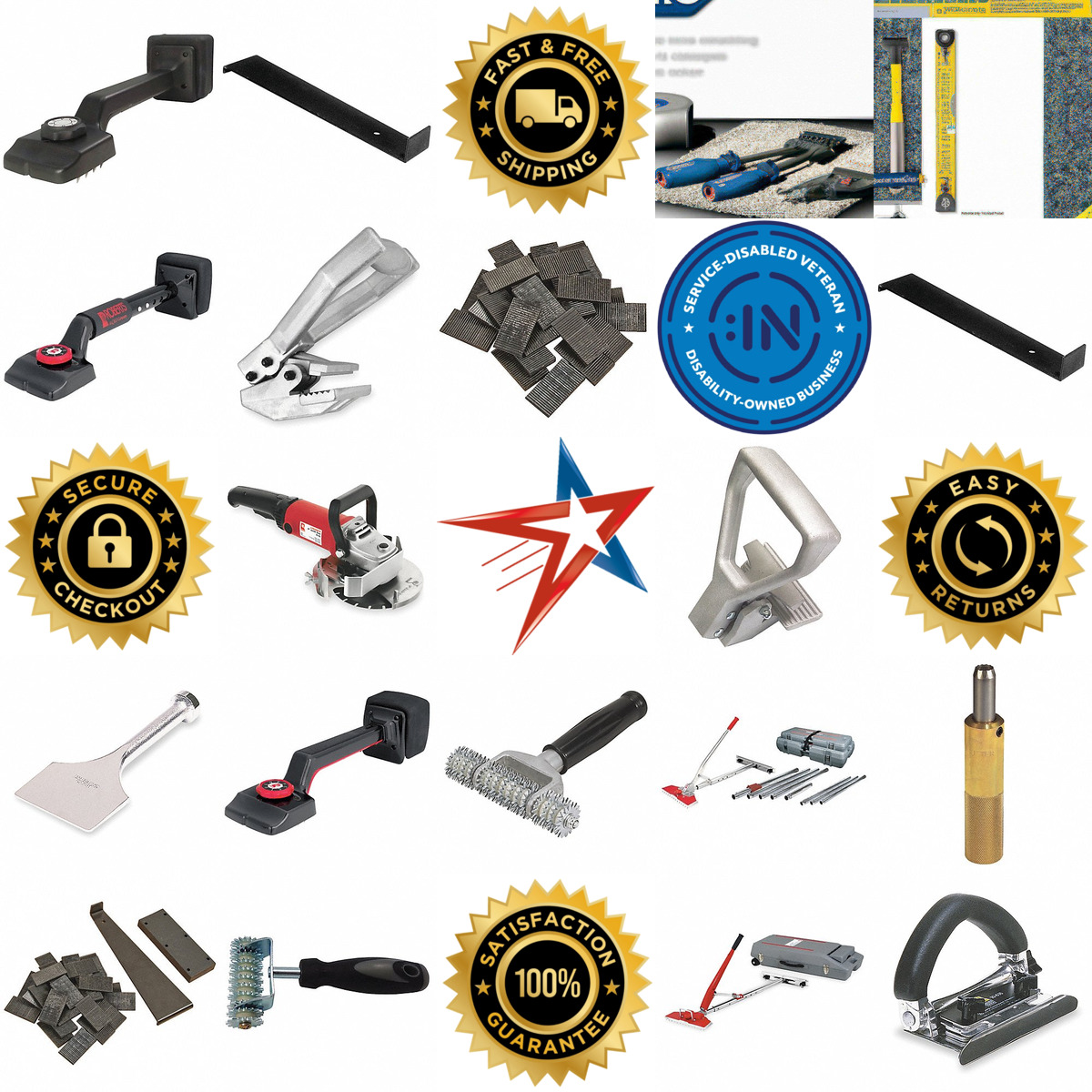 A selection of Carpet Installation Tools products on GoVets