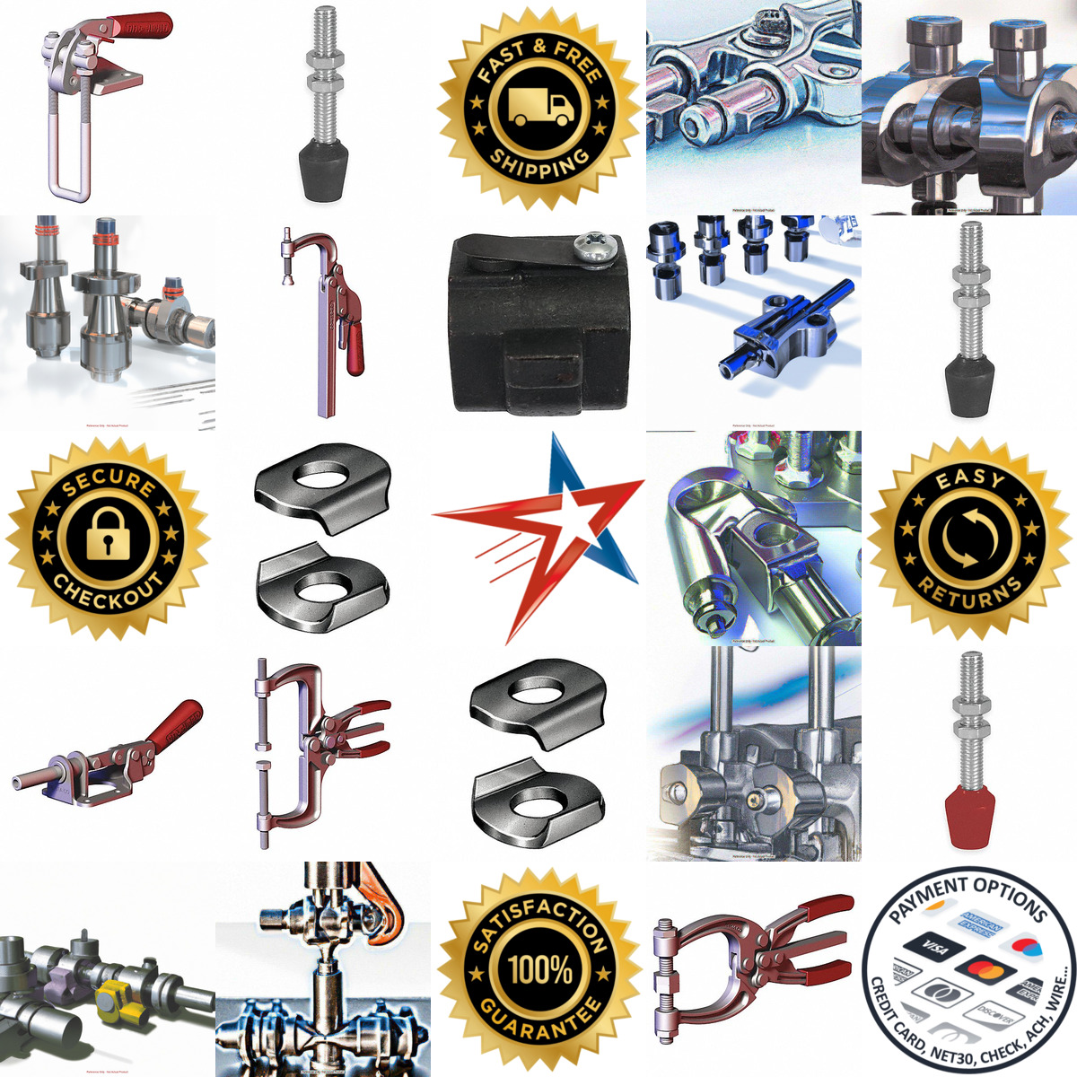 A selection of Toggle Clamp Spindle Assemblies products on GoVets