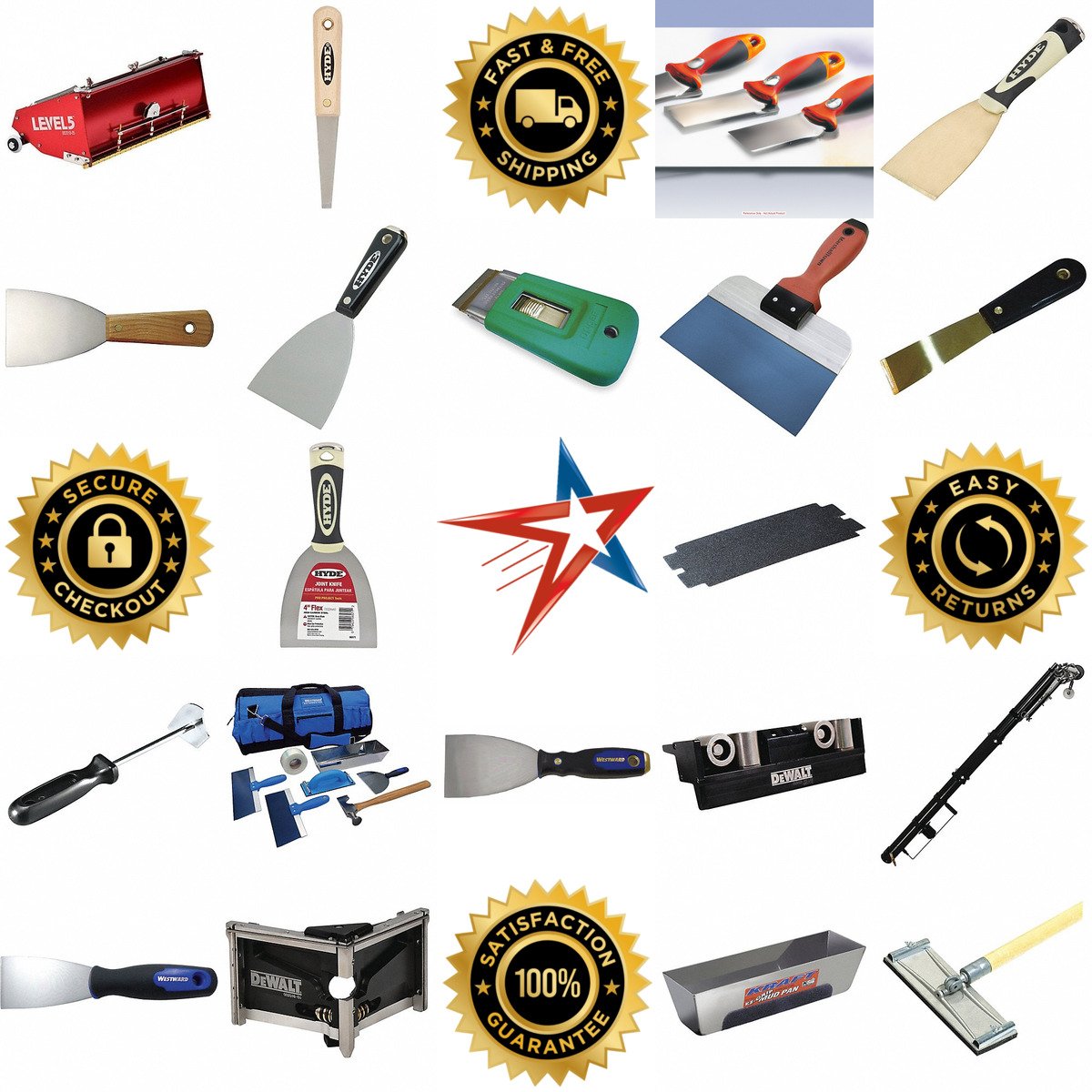 A selection of Drywall and Plastering Tools products on GoVets