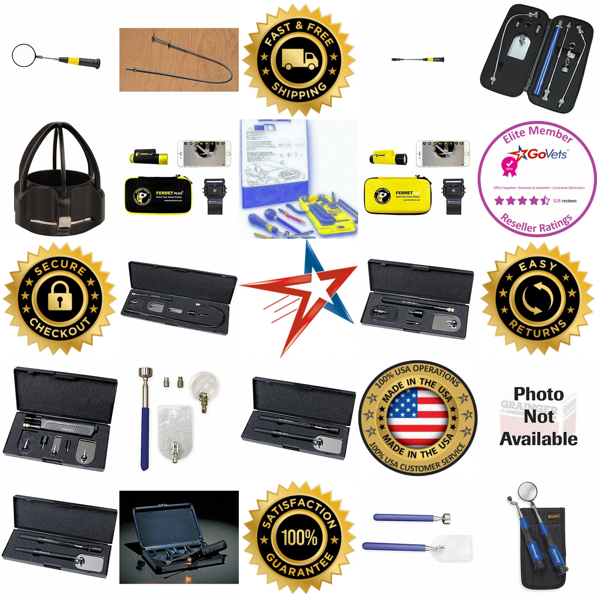 A selection of Inspection Retrieving Tool Kits products on GoVets