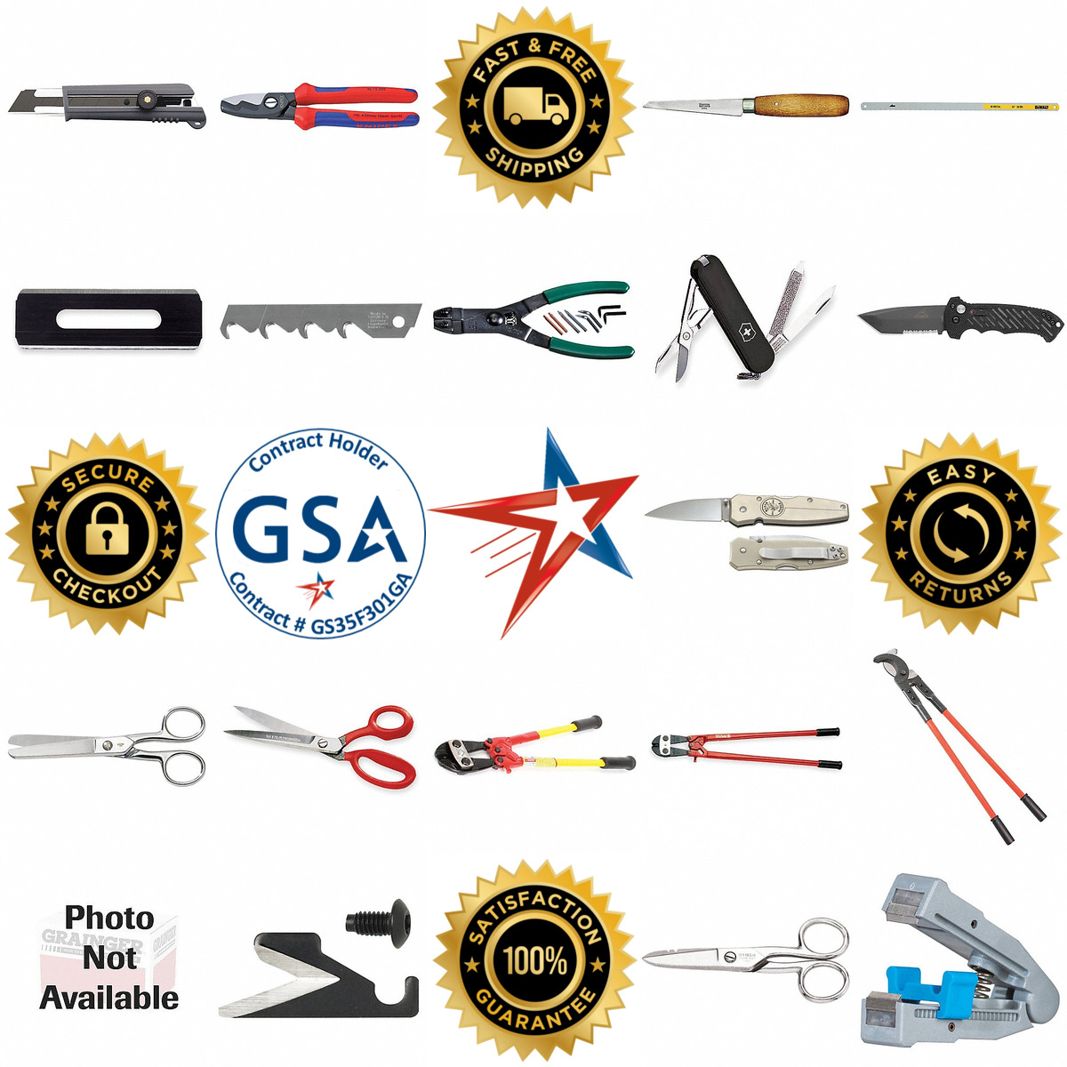 A selection of Knives Hand Saws and Cutting Tools products on GoVets