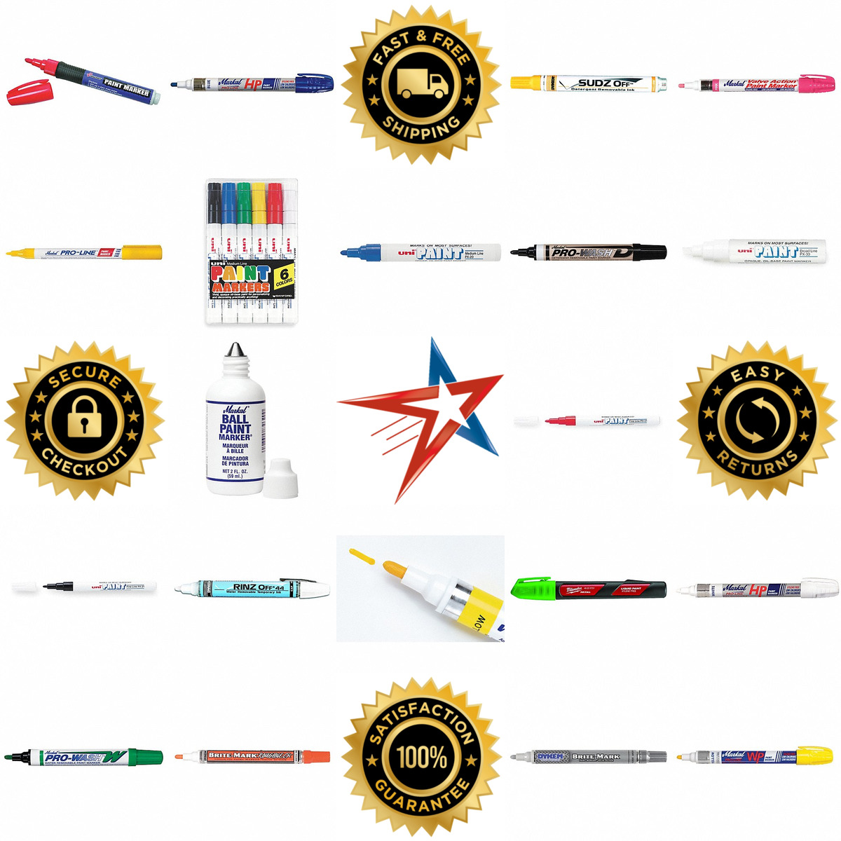 A selection of Paint Markers products on GoVets
