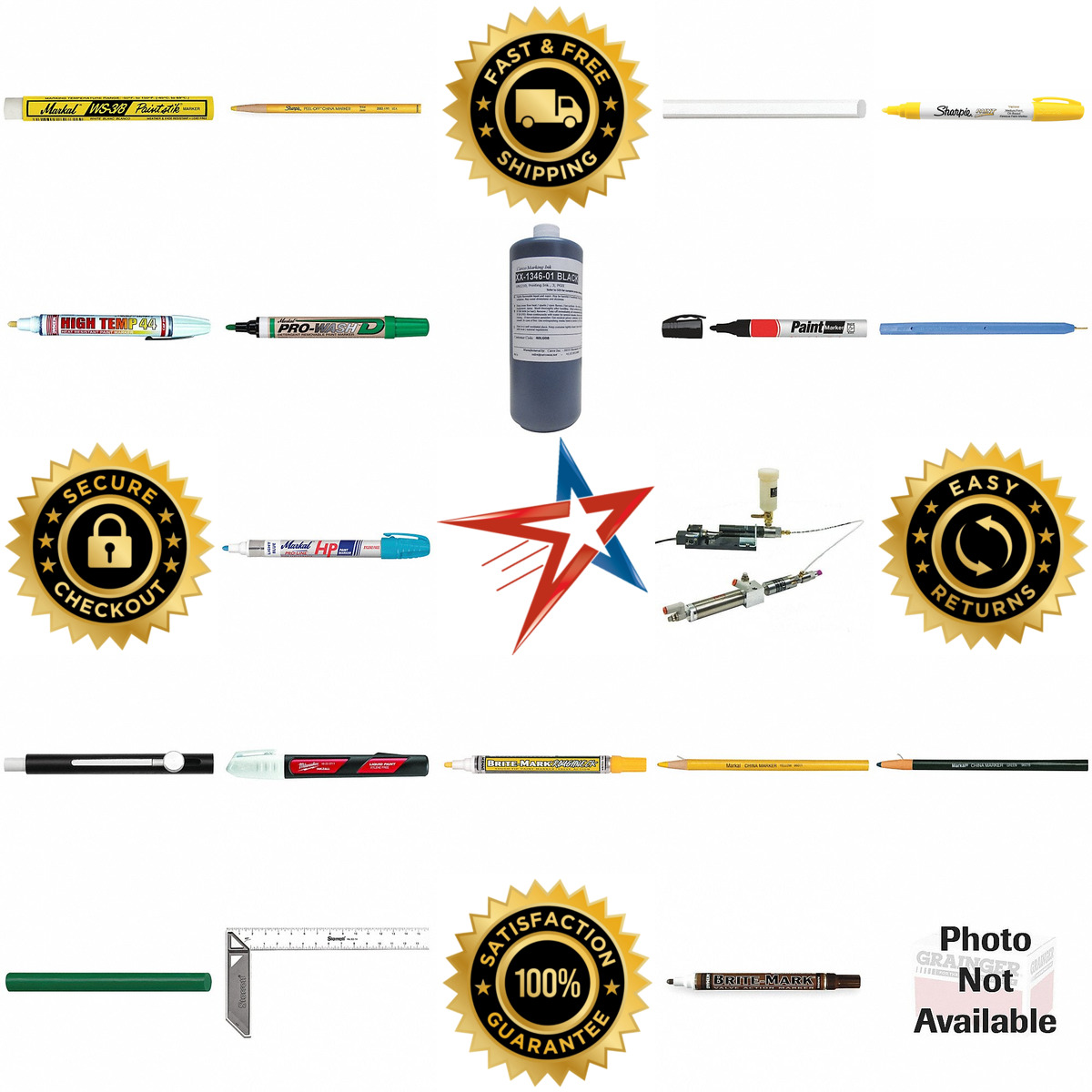 A selection of Marking Tools products on GoVets