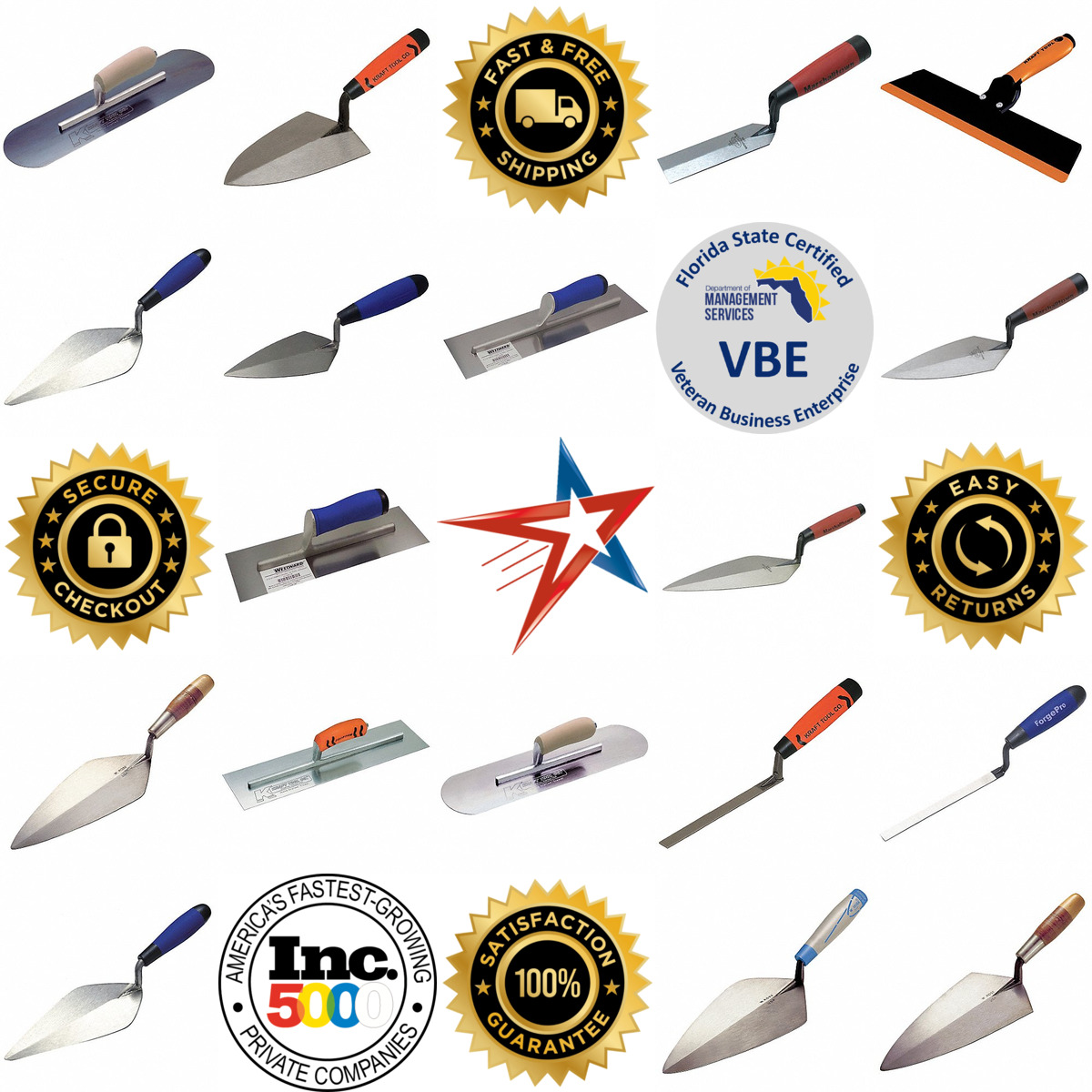 A selection of Masonry Trowels and Tuck Pointers products on GoVets