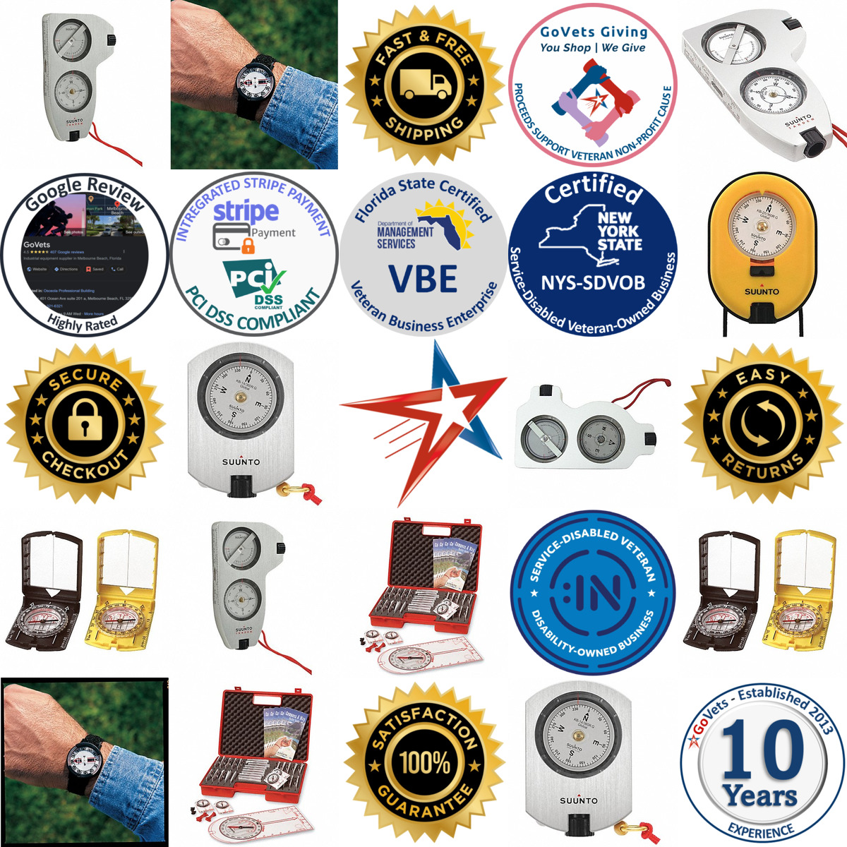 A selection of Sighting Compasses products on GoVets