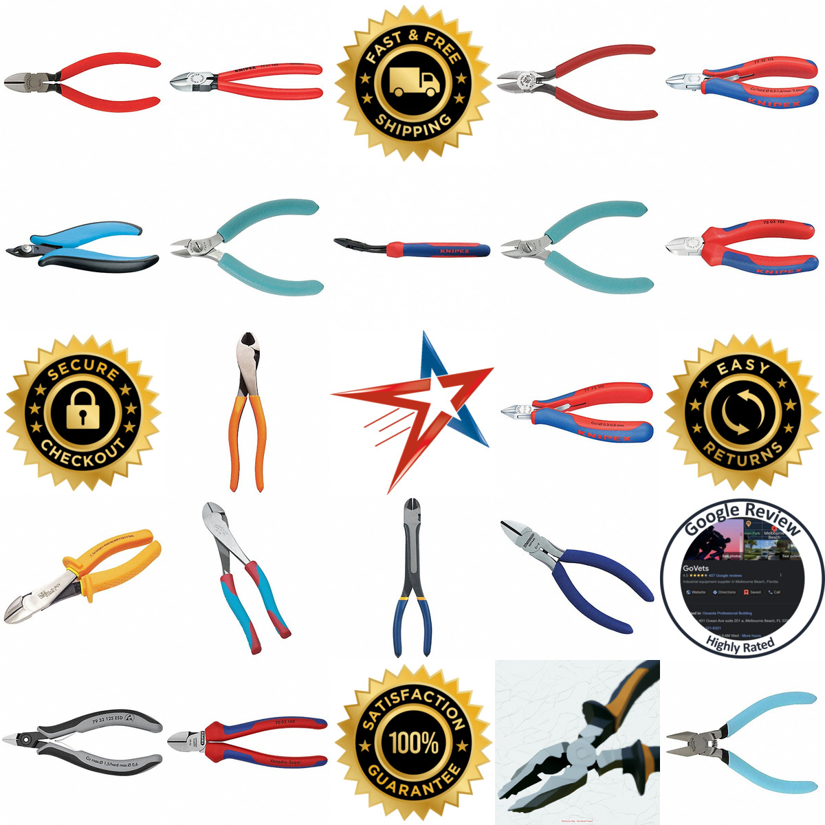 A selection of Diagonal Cutting Pliers products on GoVets