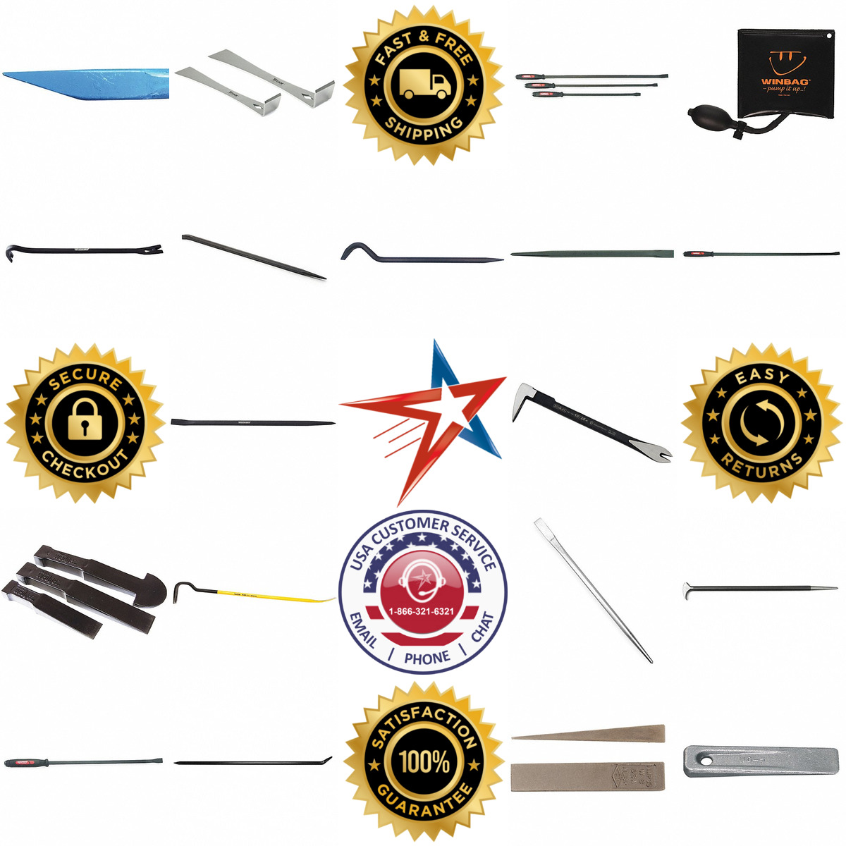A selection of Prying Tools products on GoVets