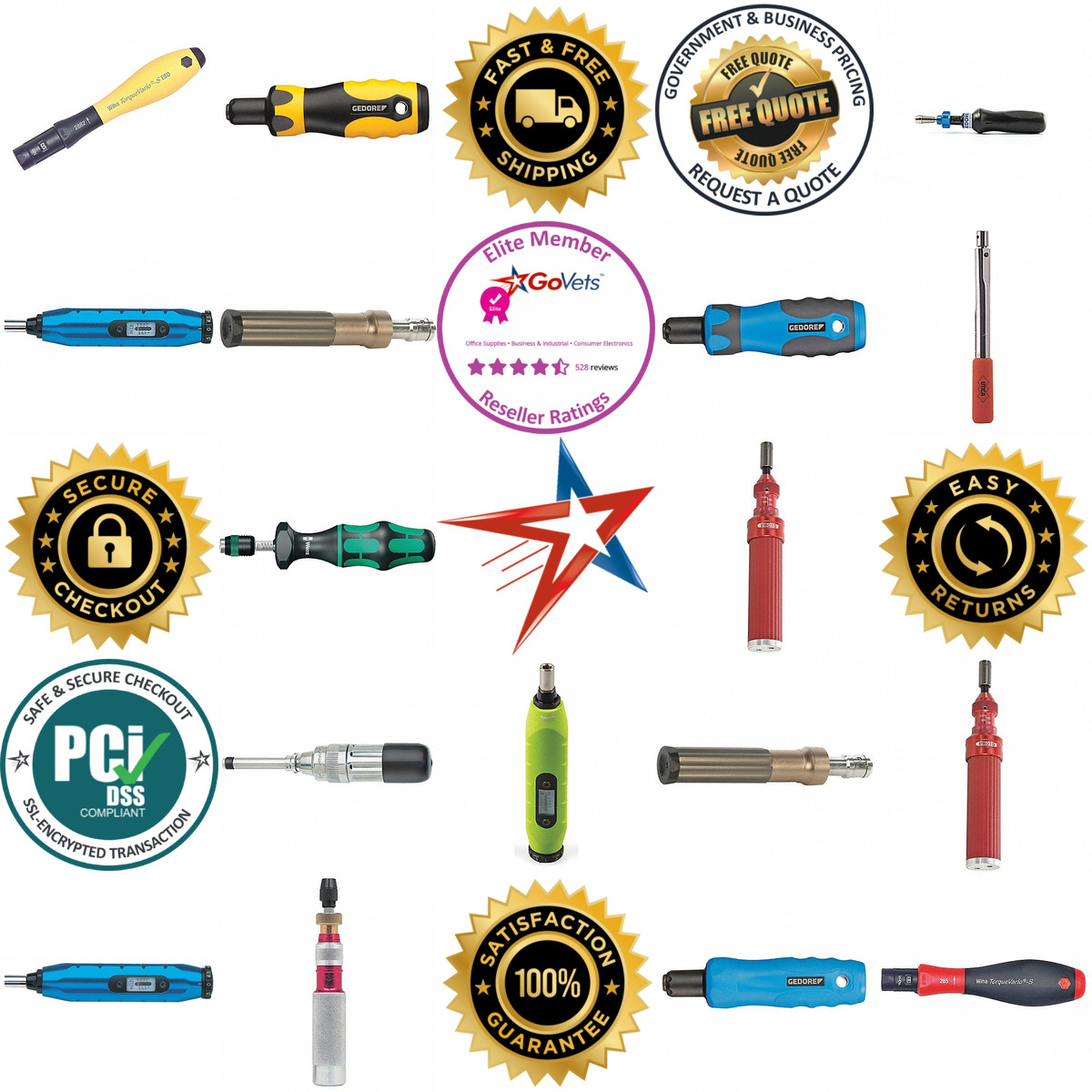 A selection of Adjustable Torque Screwdrivers products on GoVets