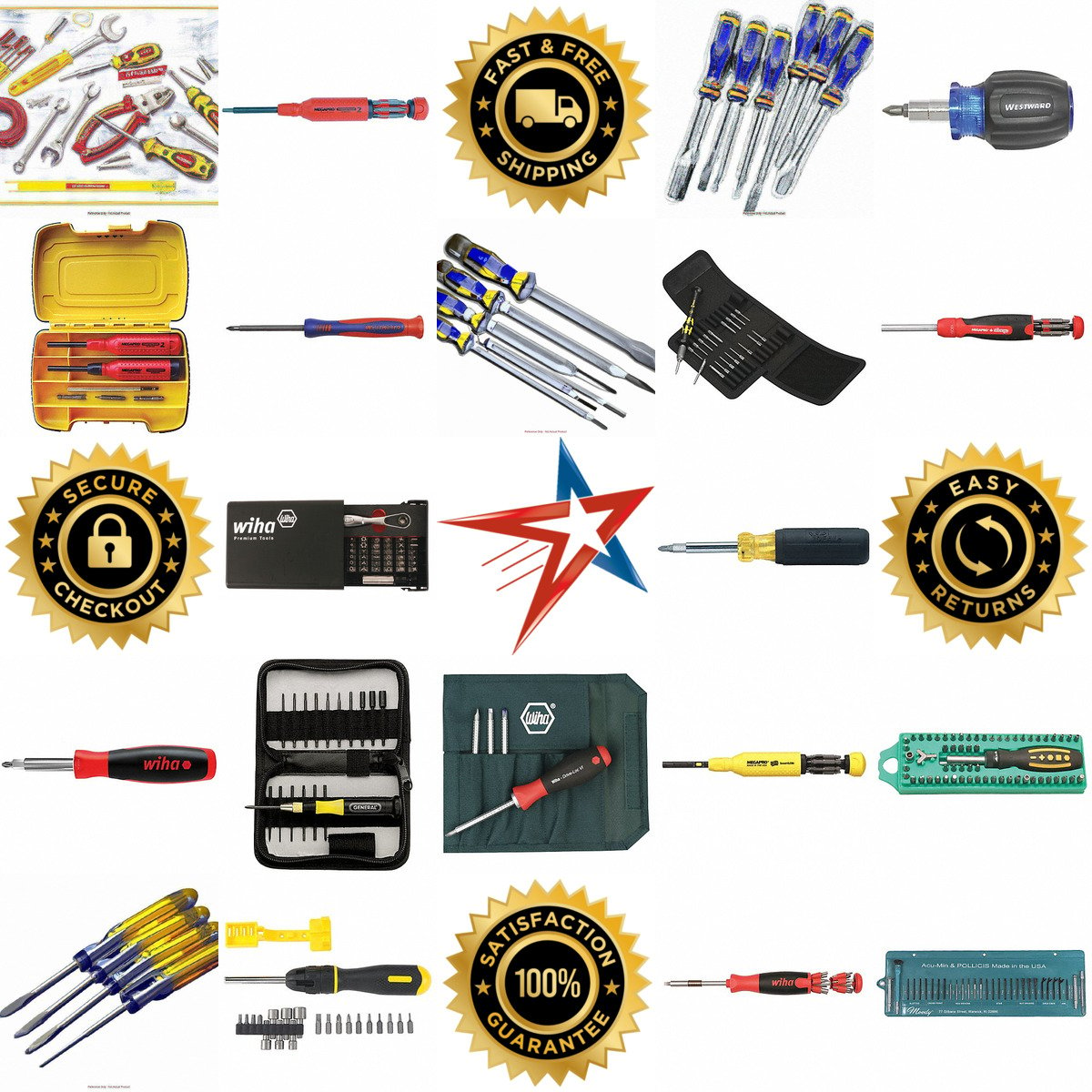 A selection of Multi Bit Screwdrivers products on GoVets