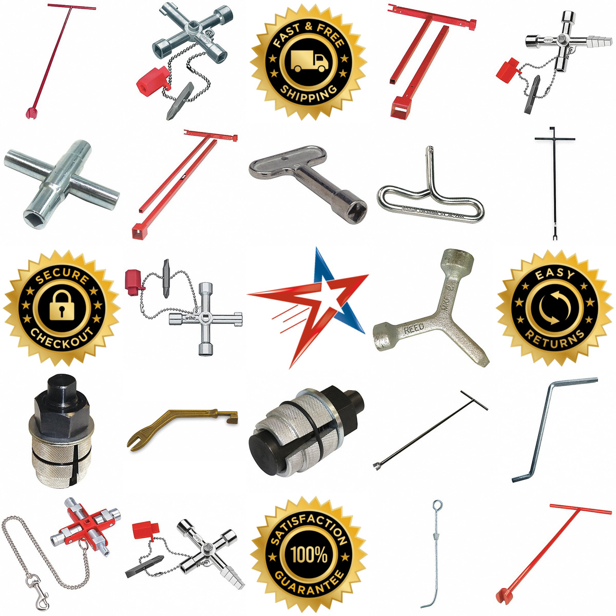 A selection of Service Keys products on GoVets
