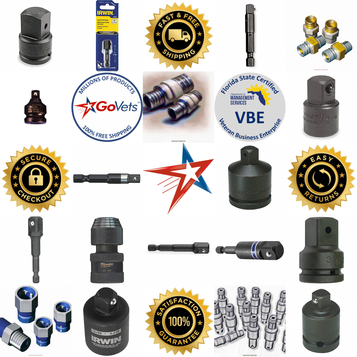 A selection of Impact Socket Adapters products on GoVets
