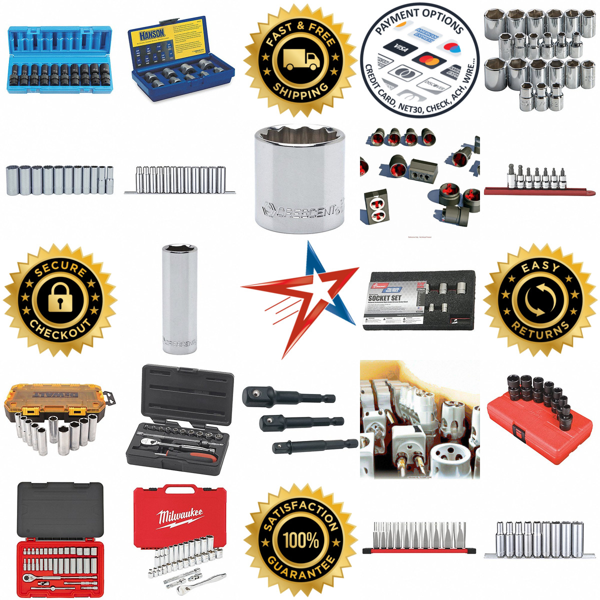 A selection of Socket Sets products on GoVets