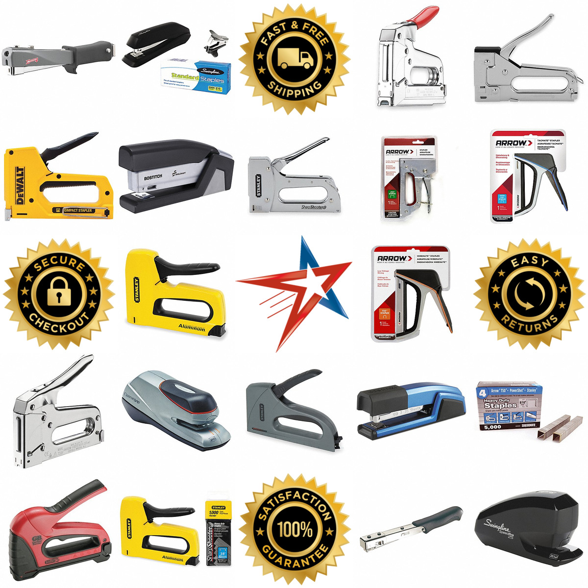 A selection of Staplers and Tackers products on GoVets