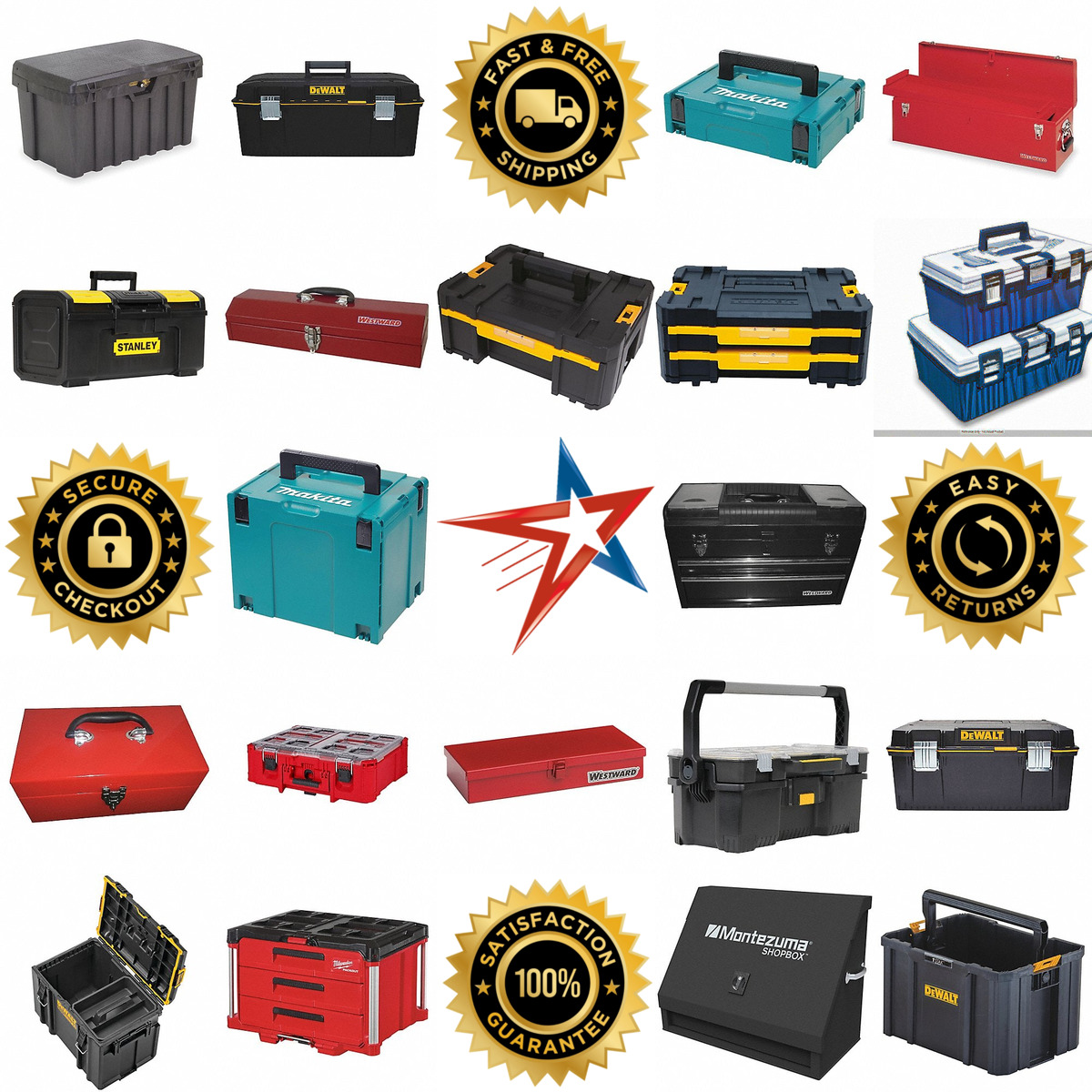 A selection of Tool Boxes and Cases products on GoVets