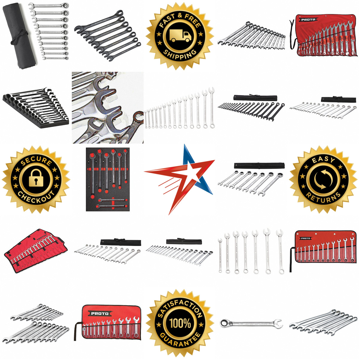 Millions of Products A selection of Combination Wrench Sets products on GoVets