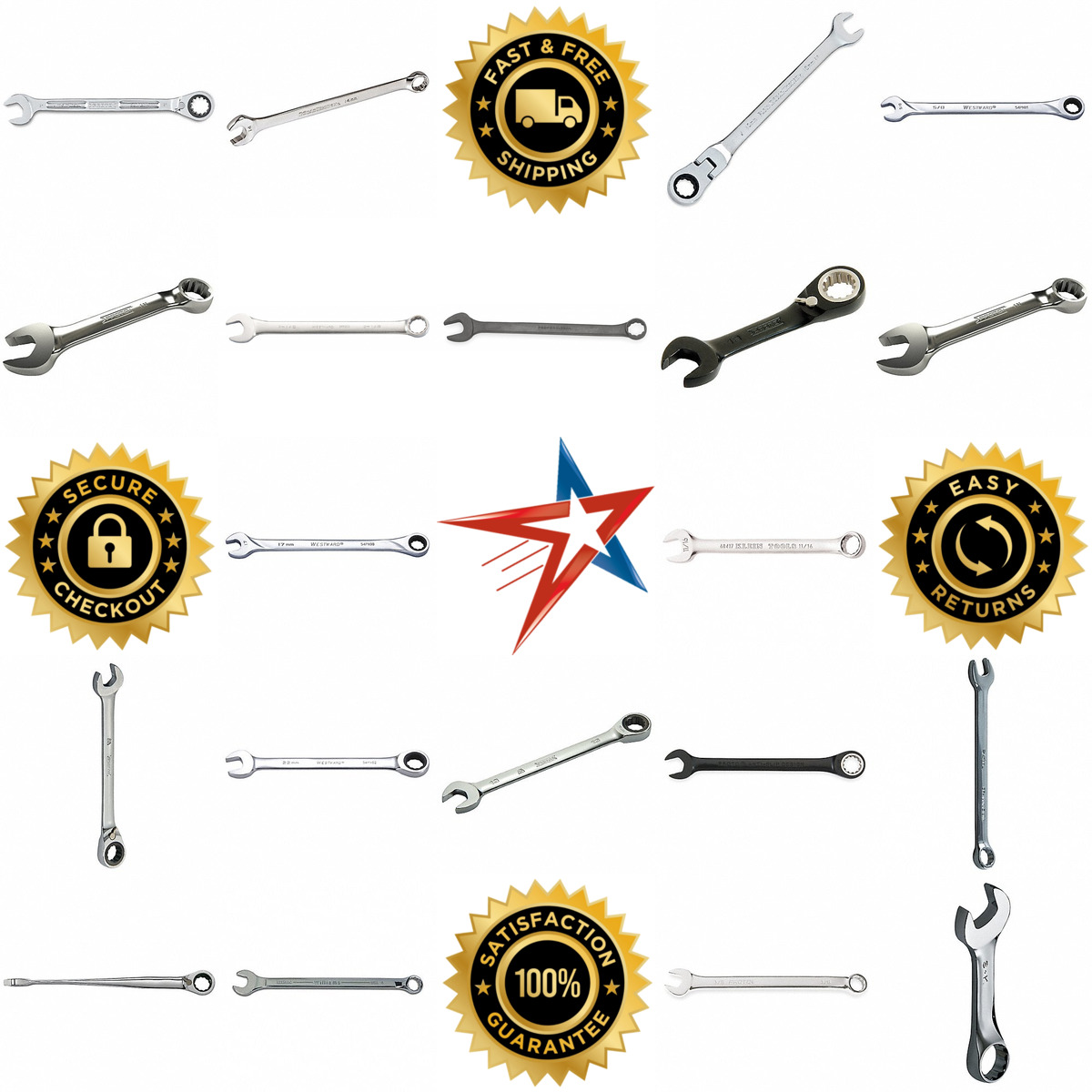 A selection of Combination Wrenches products on GoVets