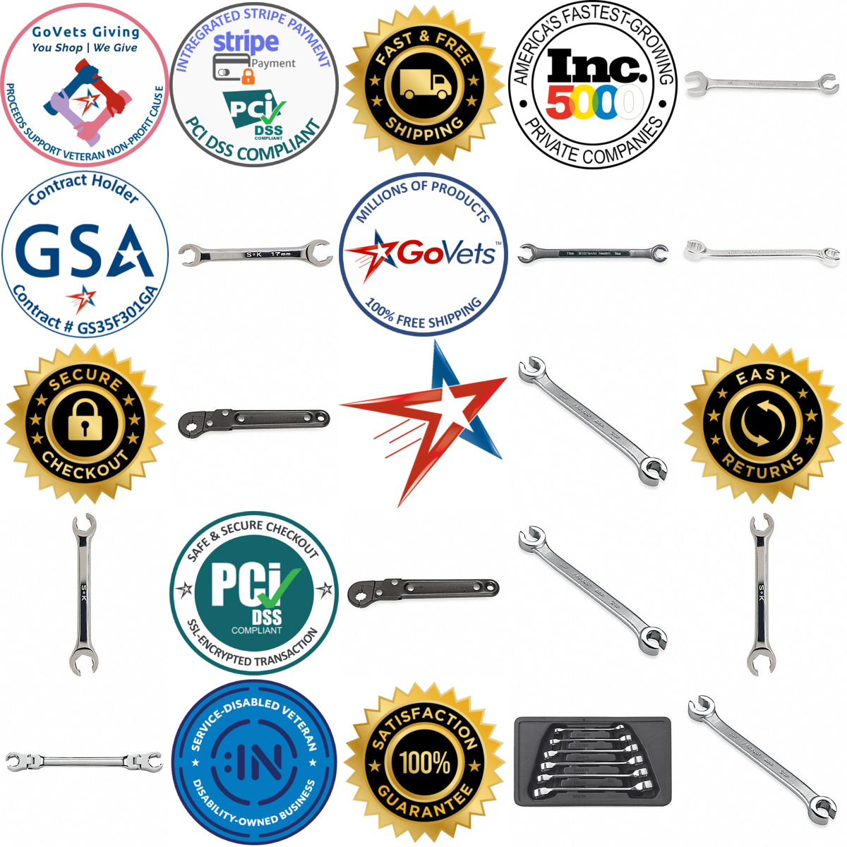 Millions of Products A selection of Flare Nut Wrenches products on GoVets