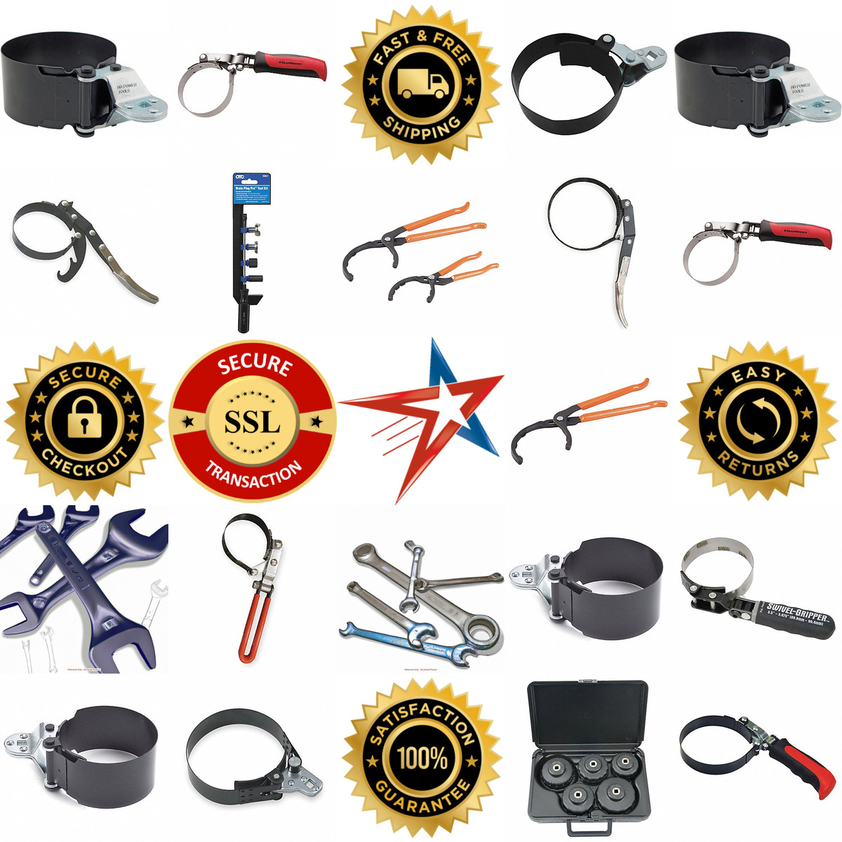 A selection of Oil Filter Wrenches products on GoVets