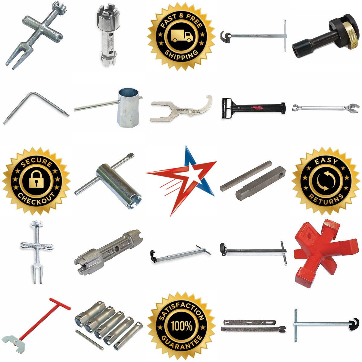A selection of Plumbing Specialty Wrenches products on GoVets