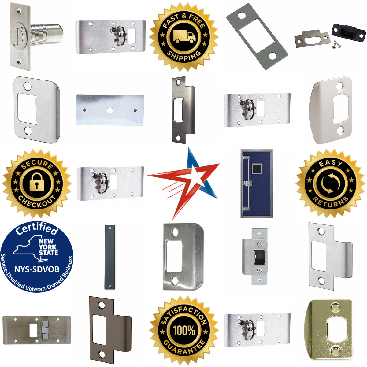 A selection of Door Strike Plates products on GoVets