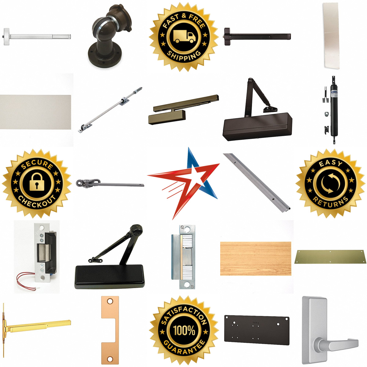 A selection of Door Hardware products on GoVets