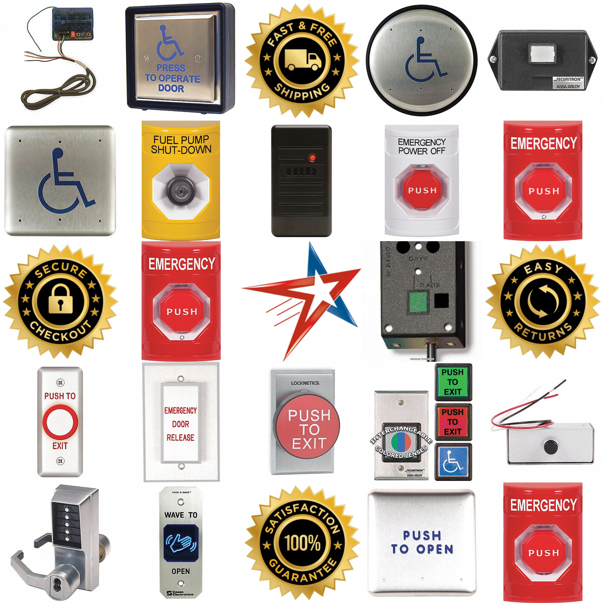 A selection of Electromagnetic Lock Activation Devices products on GoVets