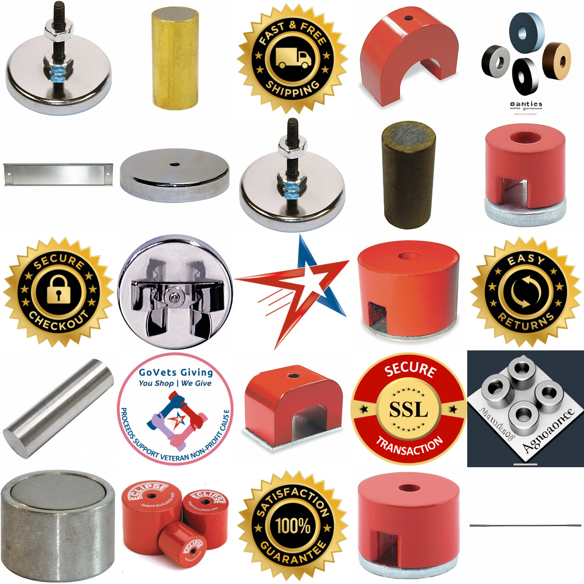 A selection of Alnico Magnets products on GoVets