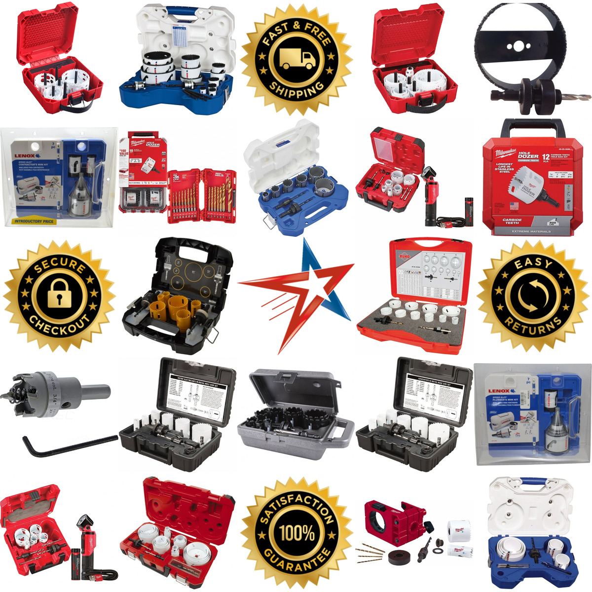 A selection of Hole Saw Kits products on GoVets