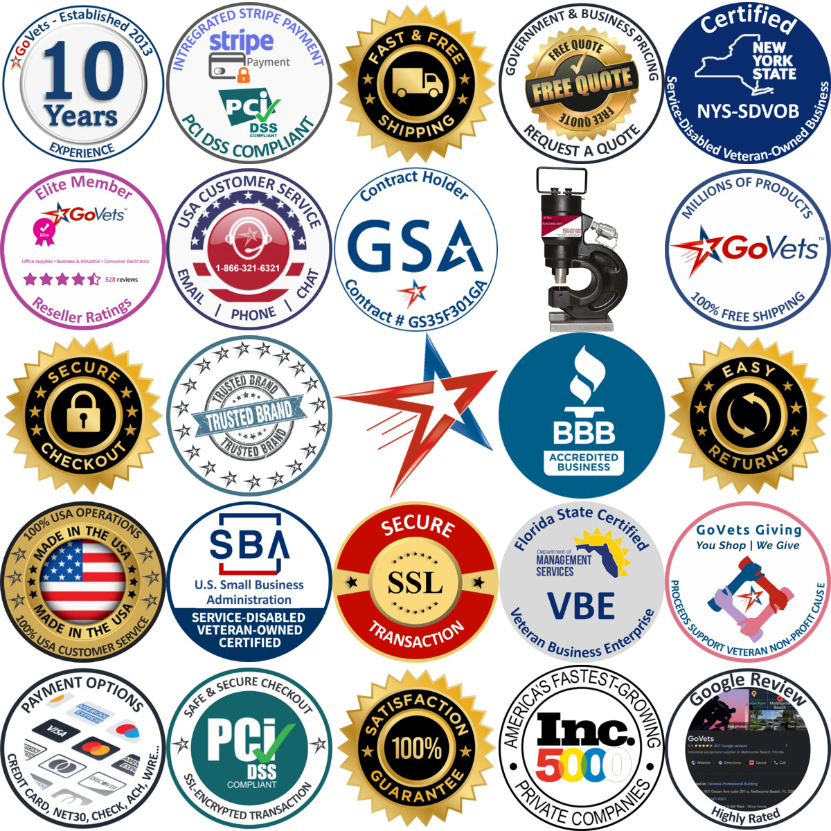 A selection of Cleveland Steel Tool products on GoVets