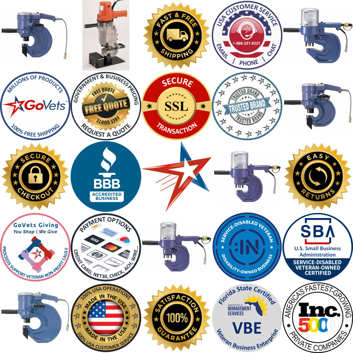 Millions of Products A selection of Nitto Kohki products on GoVets