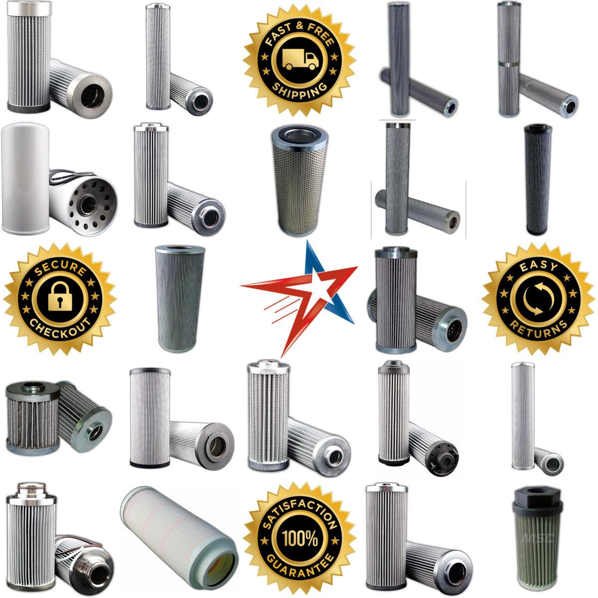 A selection of Filter Elements and Assemblies products on GoVets
