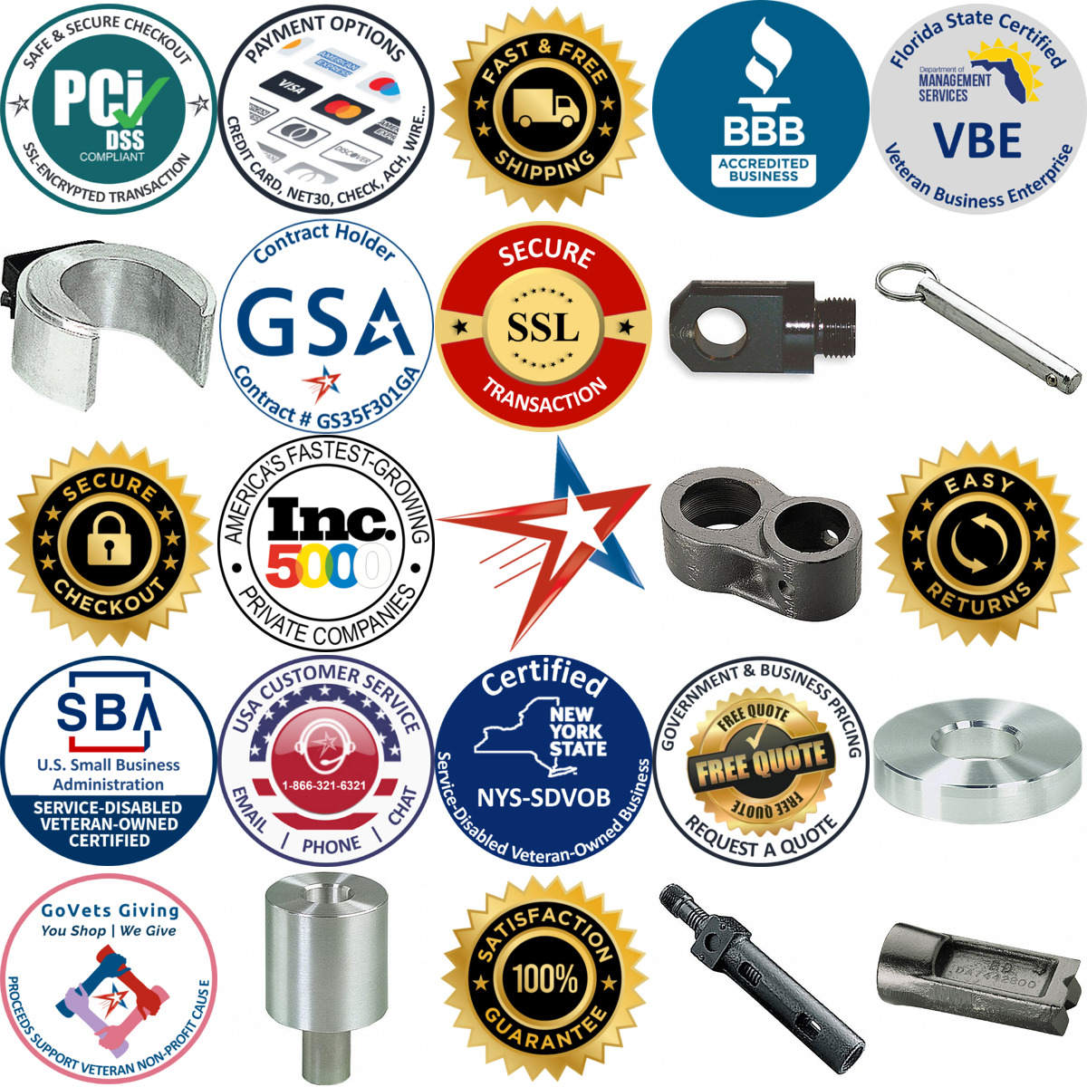 A selection of Hydraulic Ram Accessories products on GoVets
