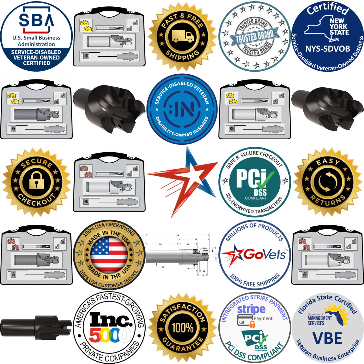 Millions of Products A selection of Indexable Porting Tools products on GoVets