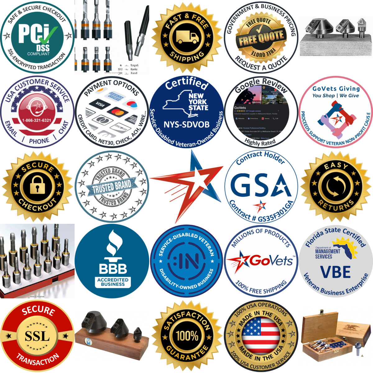 Millions of Products A selection of Indexable Countersink Sets products on GoVets