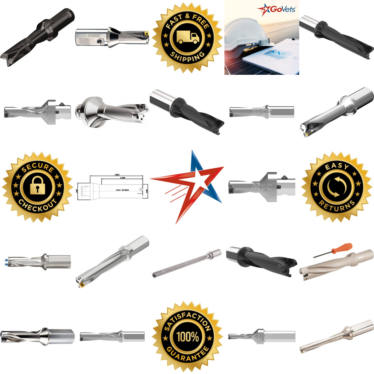 A selection of Indexable Insert Drills products on GoVets