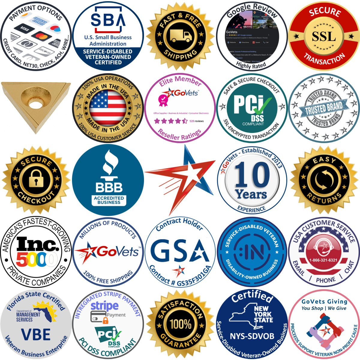 A selection of Circle Machine products on GoVets