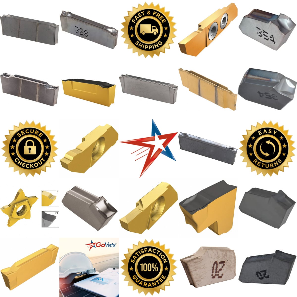 Millions of Products A selection of Iscar products on GoVets