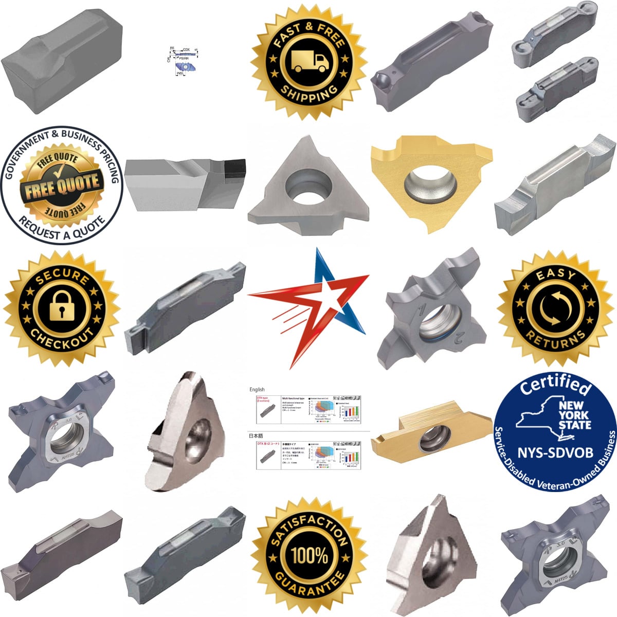 Millions of Products A selection of Tungaloy products on GoVets