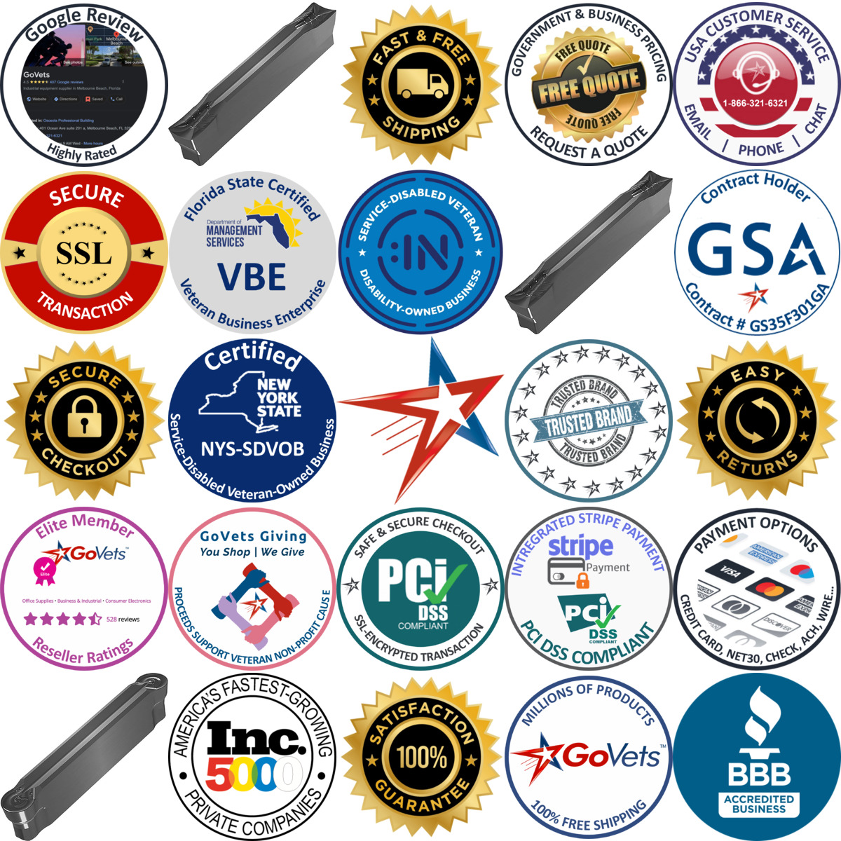 Millions of Products A selection of Vargus products on GoVets