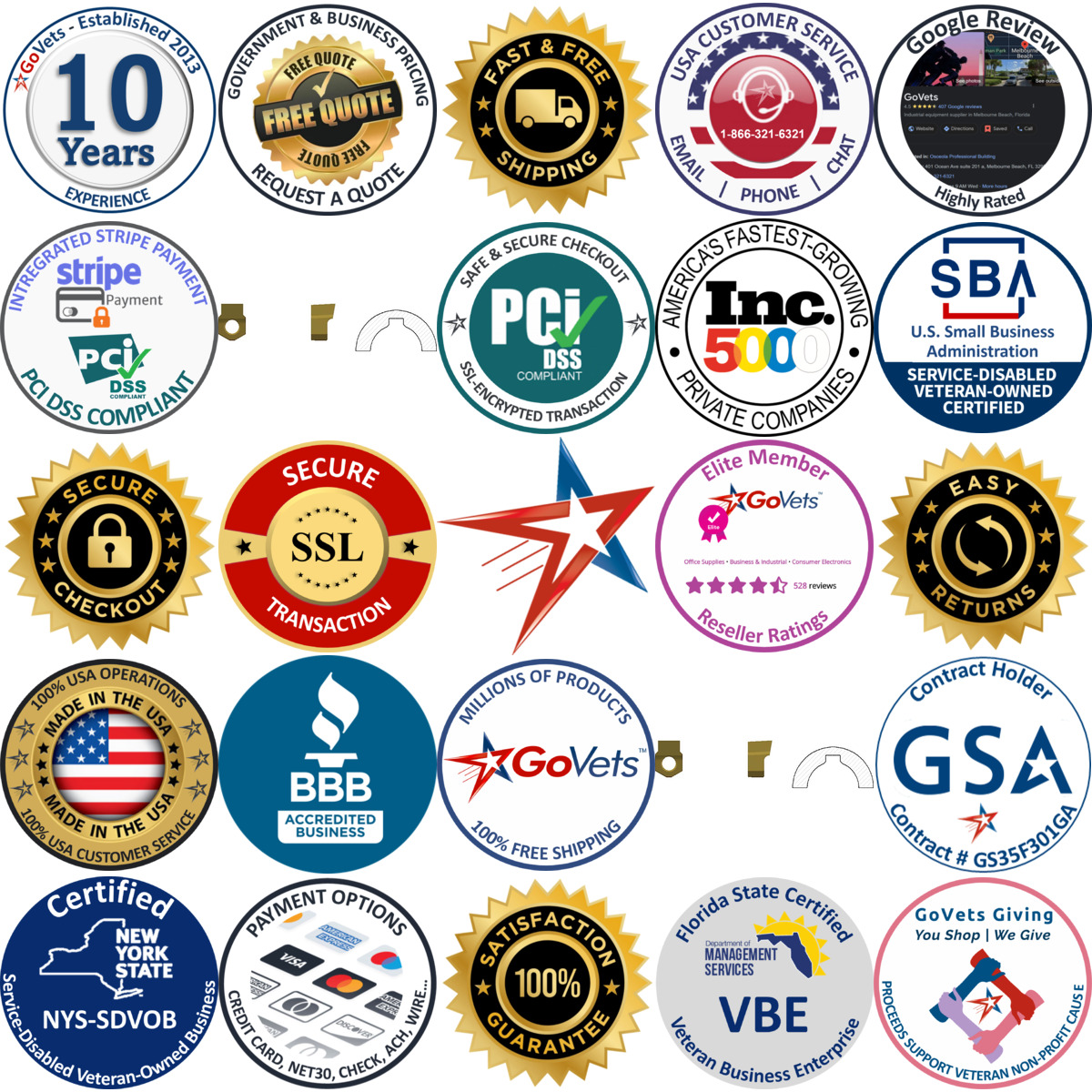 A selection of Broaching Inserts products on GoVets