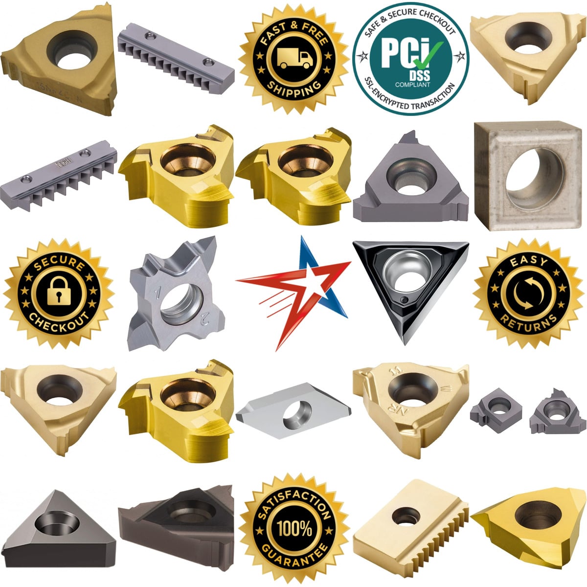 A selection of Milling Inserts products on GoVets