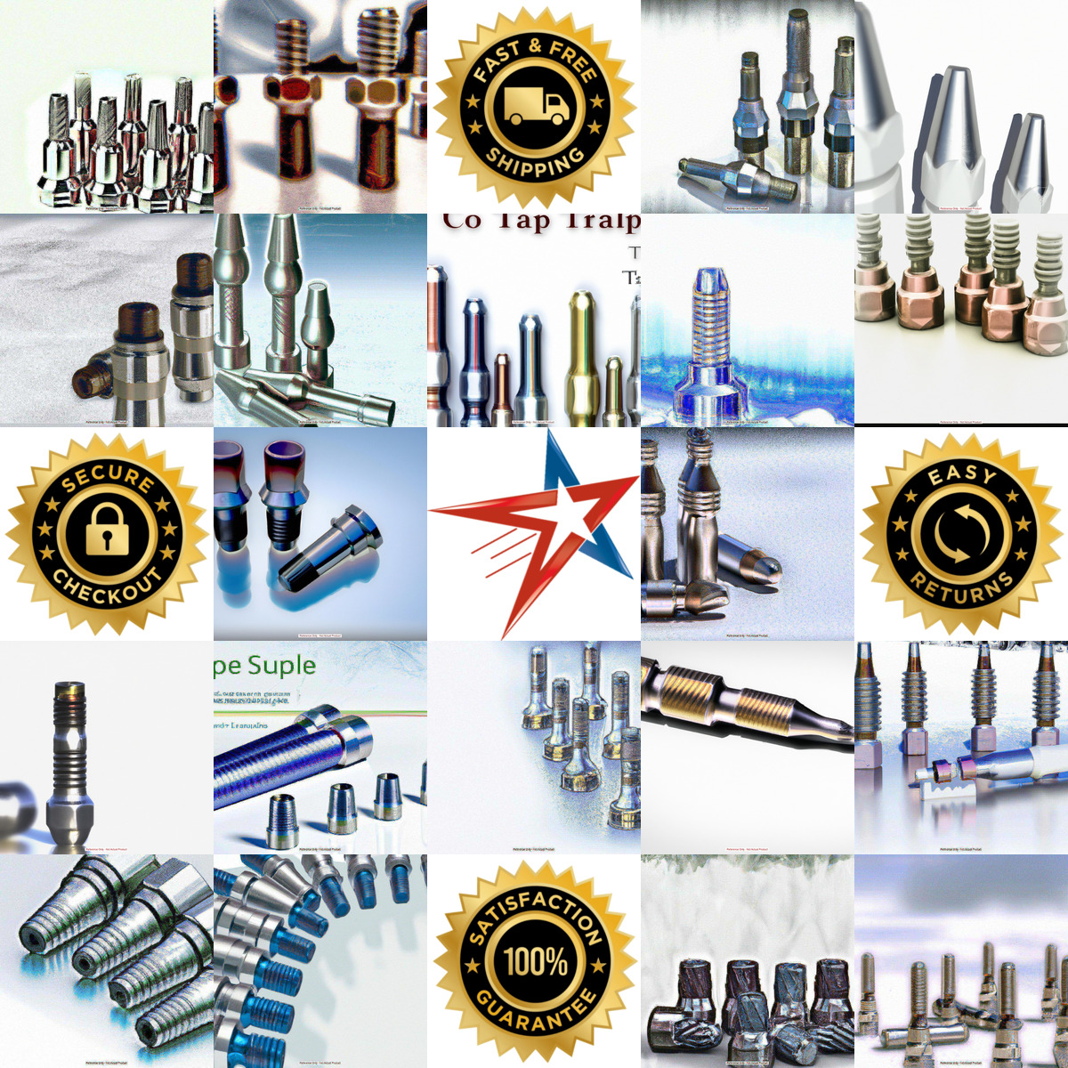 Millions of Products A selection of Replaceable Tip Thread Forming Tap Inserts products on GoVets