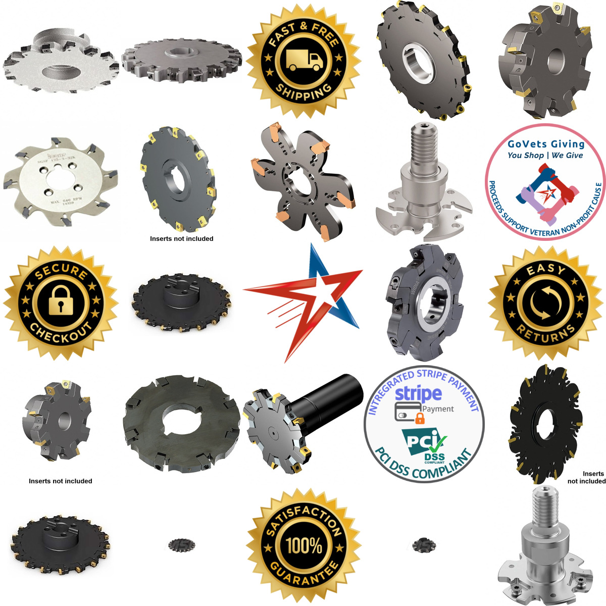 A selection of Indexable Slotting Cutters products on GoVets