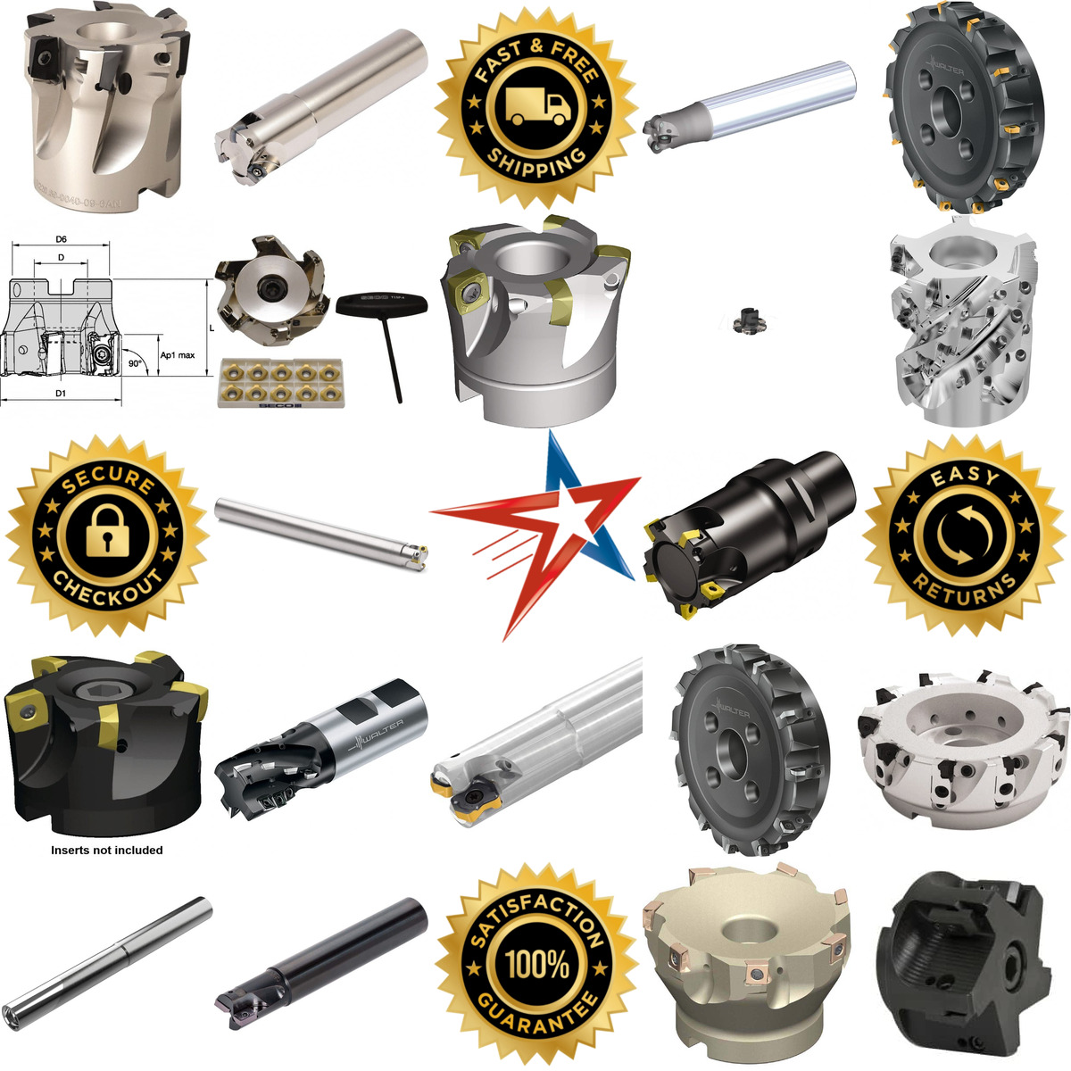 A selection of Indexable Milling products on GoVets