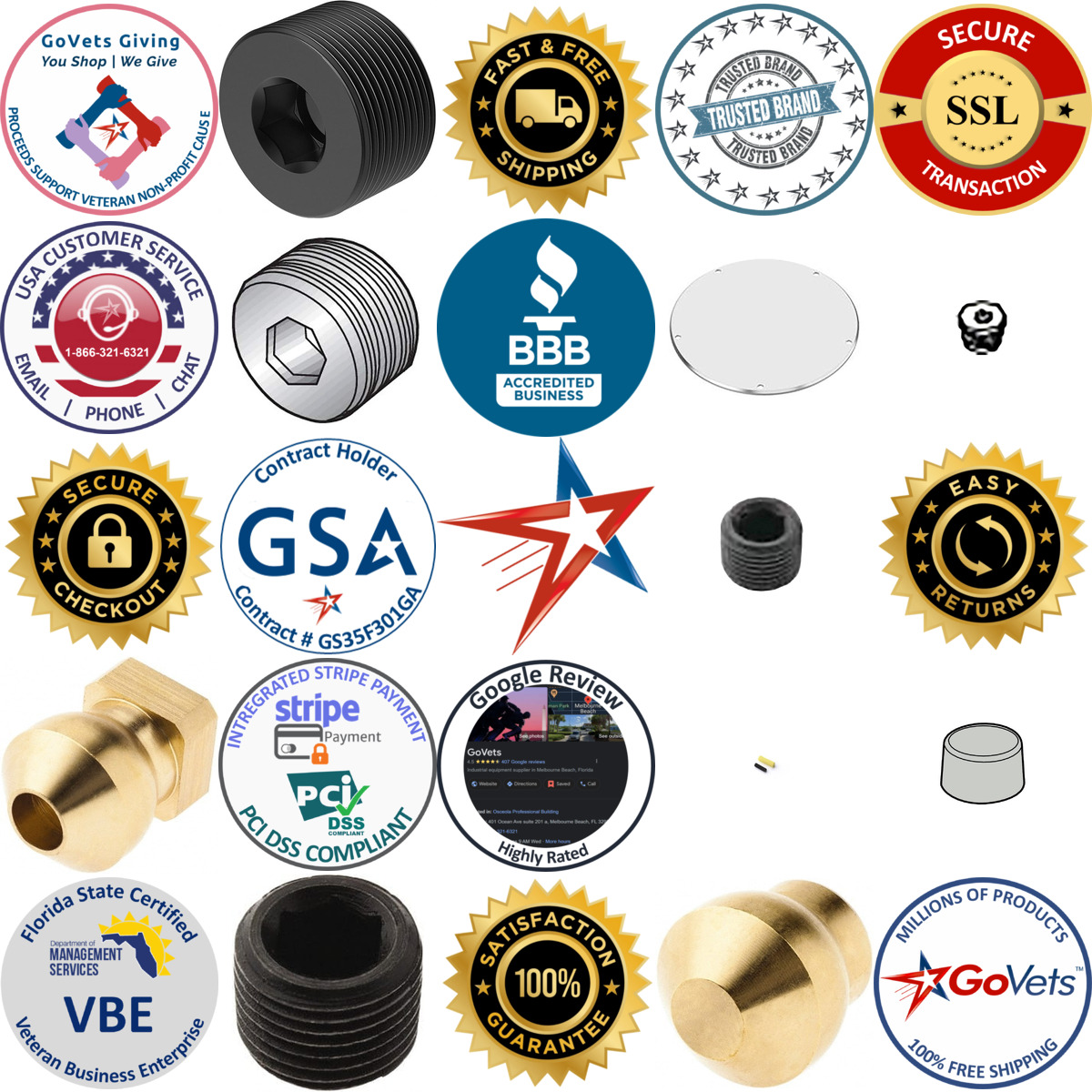 Millions of Products A selection of Seco products on GoVets